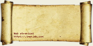 Jovana Olujić vizit kartica